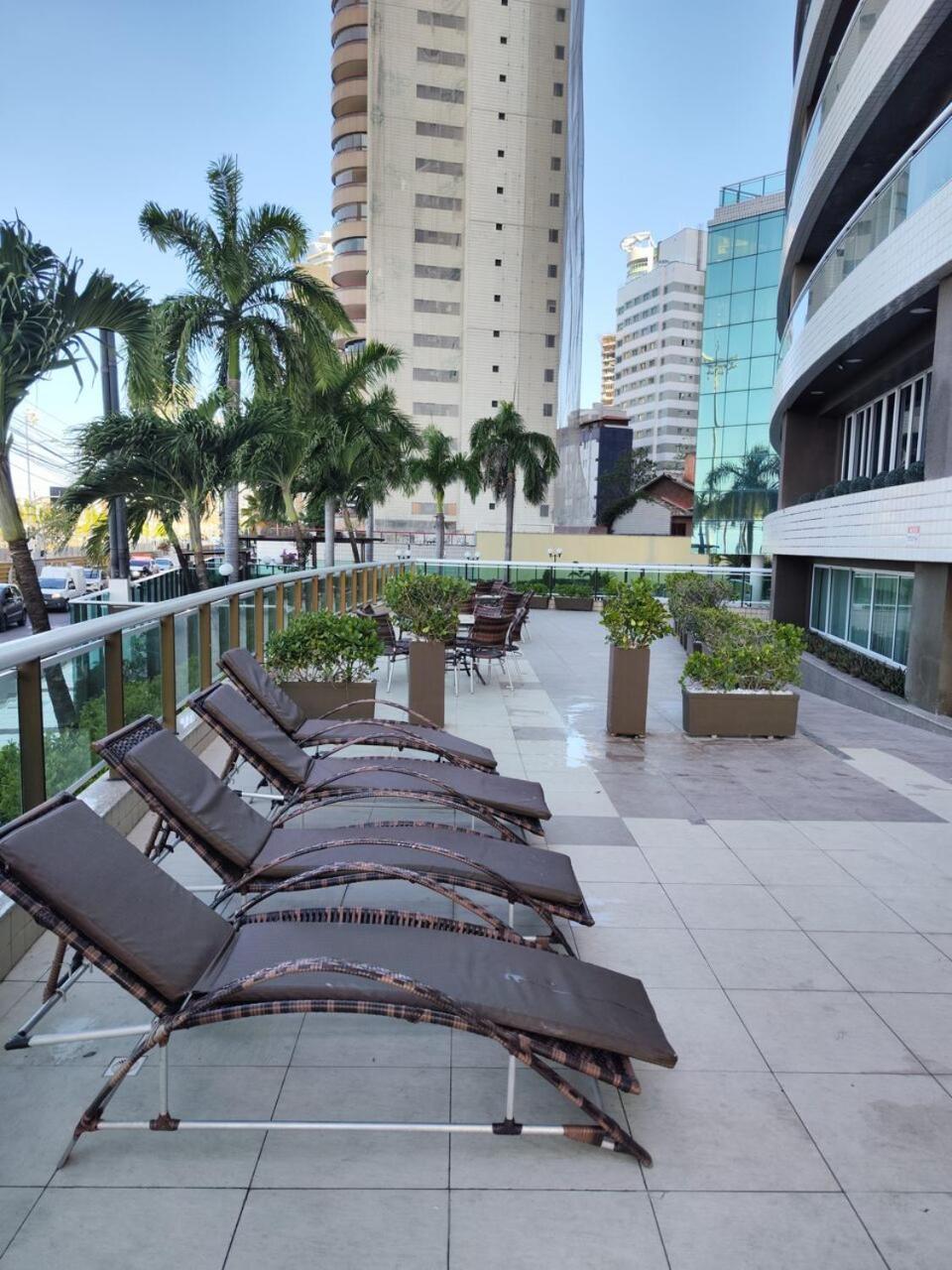Апартаменты Flat Terraco Do Atlantico Форталеза Экстерьер фото